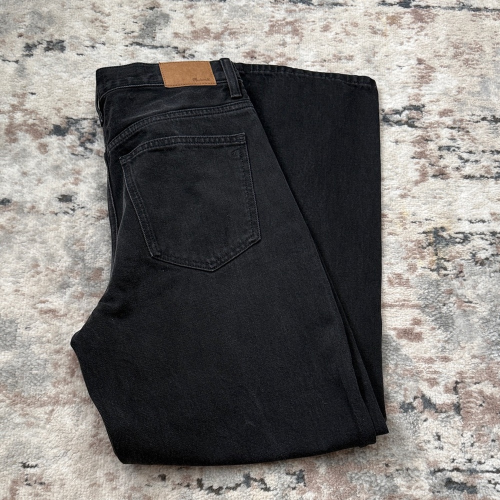 NWOT MADEWELL Low slung straight jeans - Picture 2 of 3